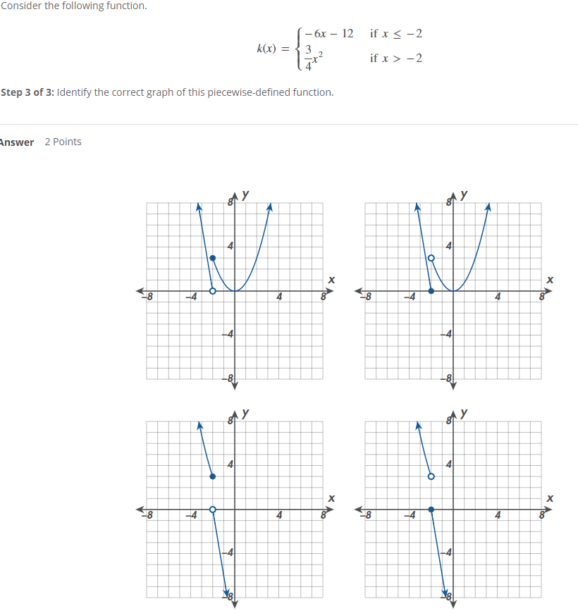 Solved Consider the following function. if x