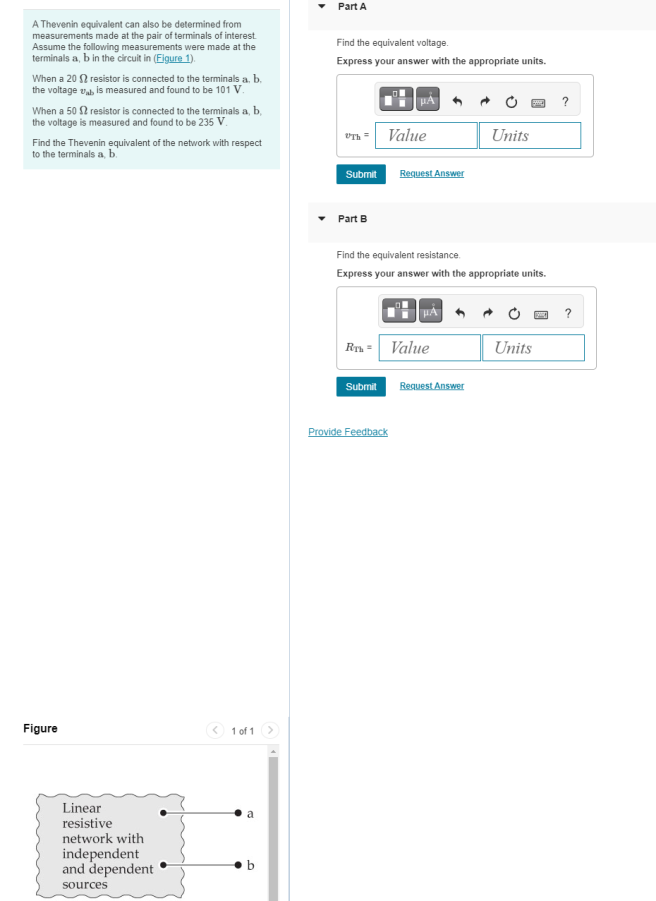 Solved A Thevenin Equivalent Can Also Be Determined From | Chegg.com