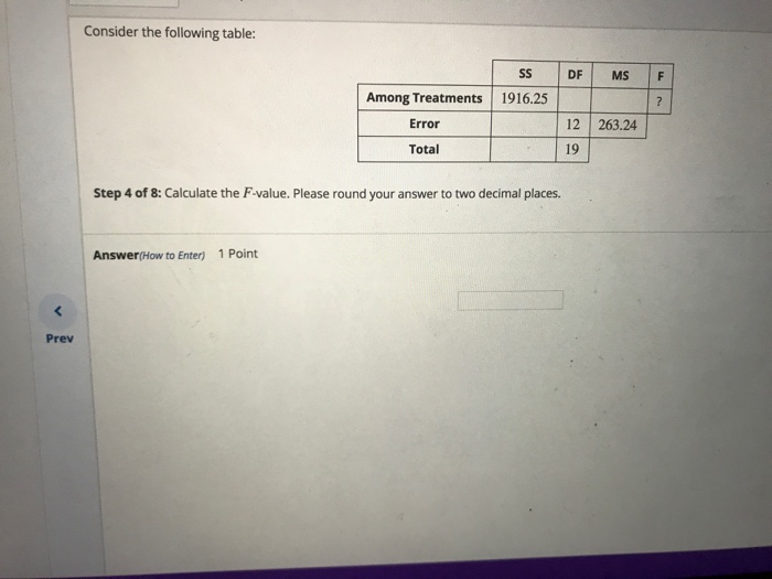Solved Question 10- of 10 Step 1 of 8 01:34:05g Consider the | Chegg.com