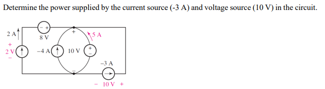 Solved Determine the power supplied by the current source | Chegg.com