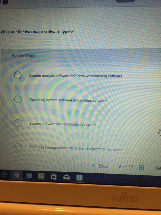 Solved What Are The Two Major Software Types Multiple Chegg