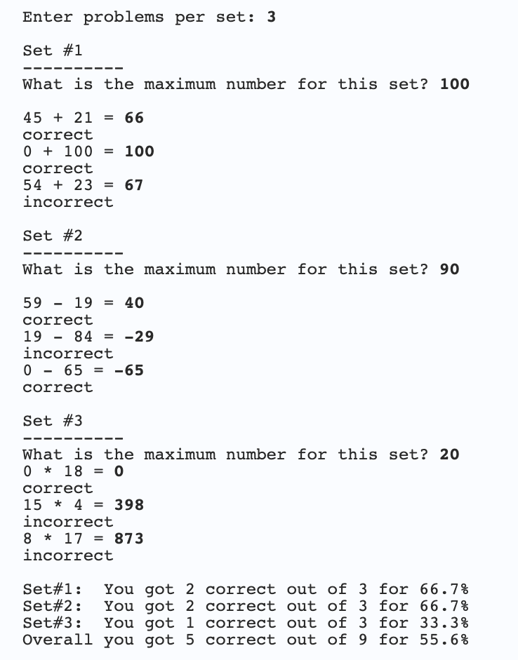 Solved Assignment 7.1 [85 points] This program will ask the | Chegg.com