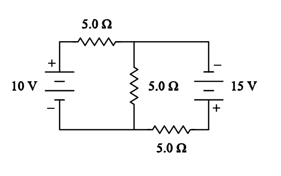 Solved Determine the current in the 10-V emf. | Chegg.com