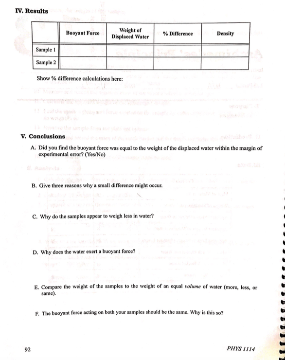 Solved The first two pages are just instructions. I need | Chegg.com