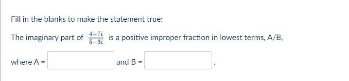 Solved Fill in the blanks to make the statement true: The | Chegg.com
