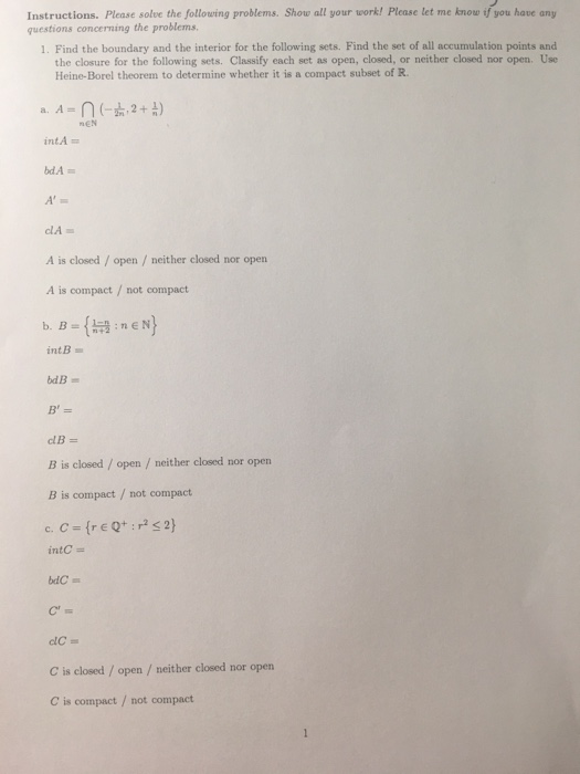 Solved Instructions. Please solve the following problems. | Chegg.com