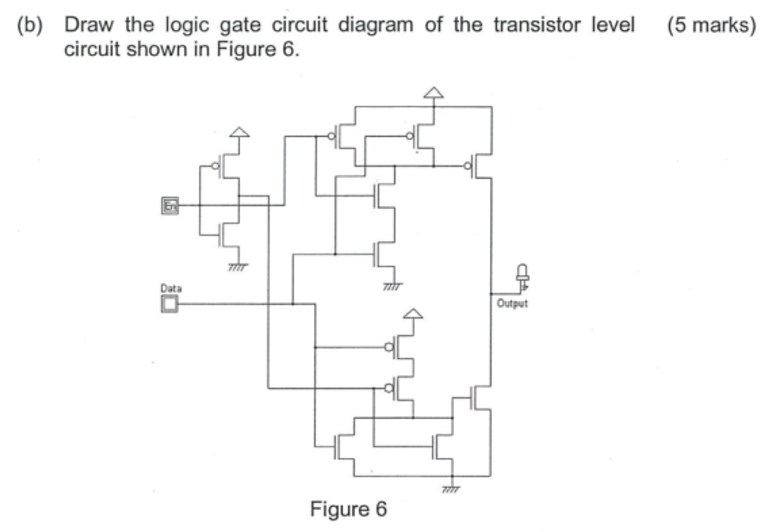 Solved Draw the logic gate circuit diagram