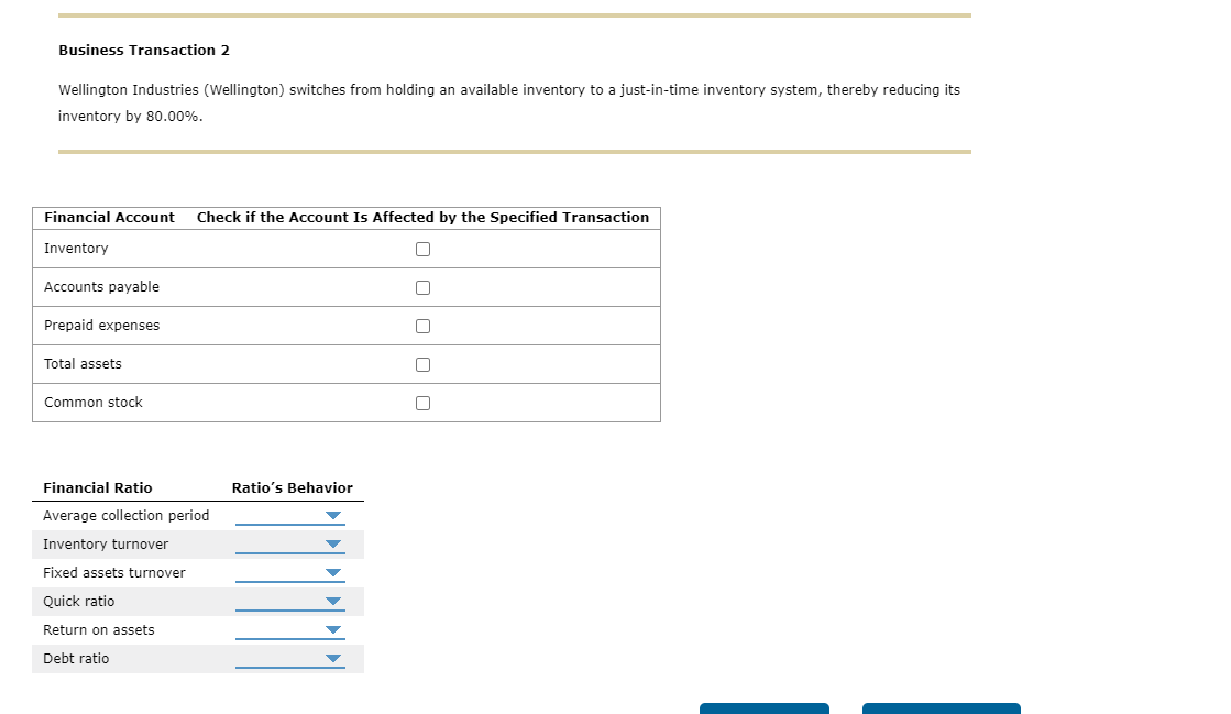 Solved Wellington Industries's Pretransaction Statement of