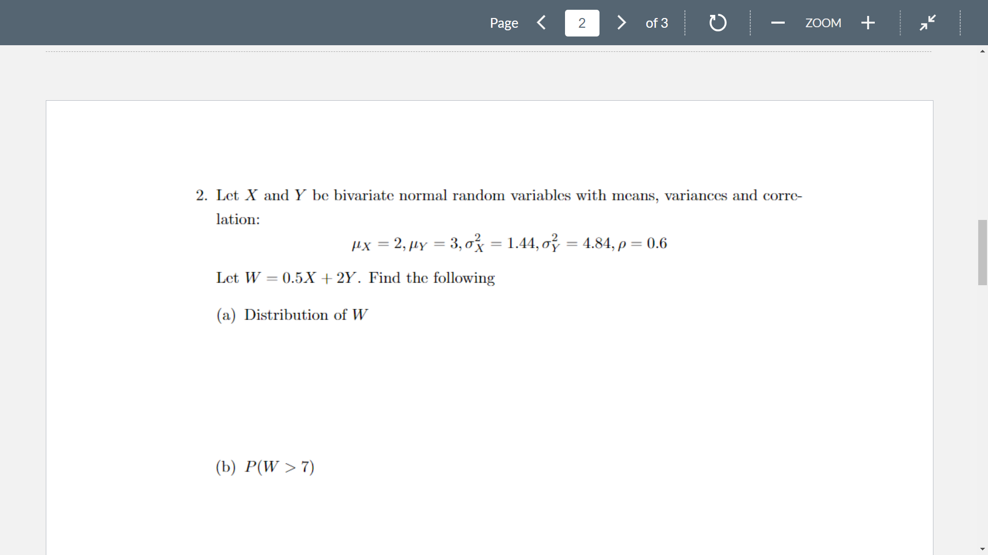 Solved Let X And Y Be Bivariate Normal Random Variables With | Chegg.com