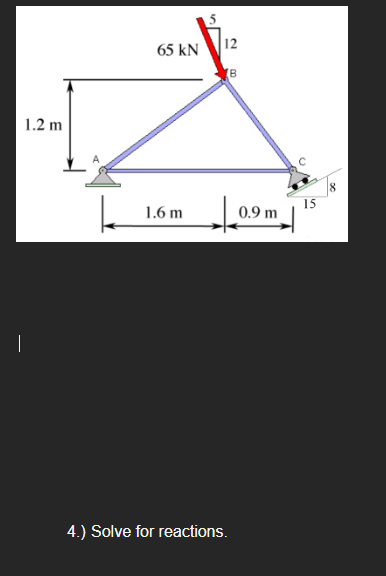 Solved 4.) Solve for reactions. | Chegg.com