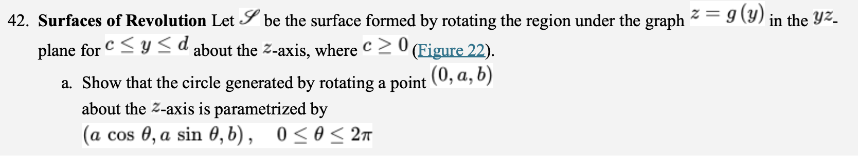 = с plane for cy 0 (Figure 22). a. Show that the | Chegg.com