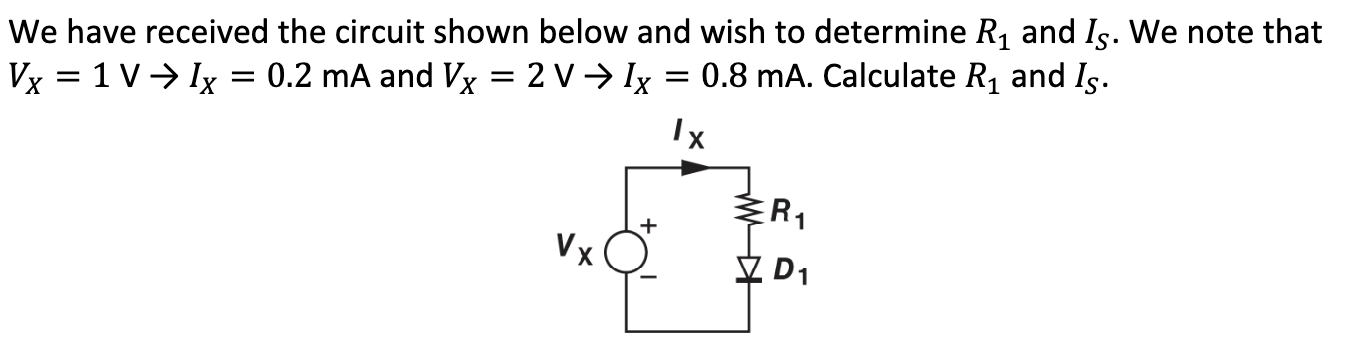Solved We ﻿have received the circuit shown below and wish to | Chegg.com