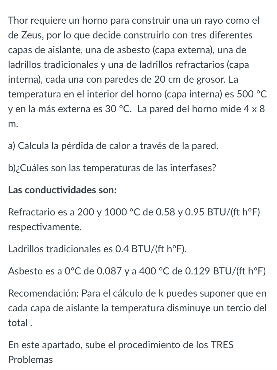 Thor requiere un horno para construir una un rayo como el de Zeus, por lo que decide construirlo con tres diferentes capas de