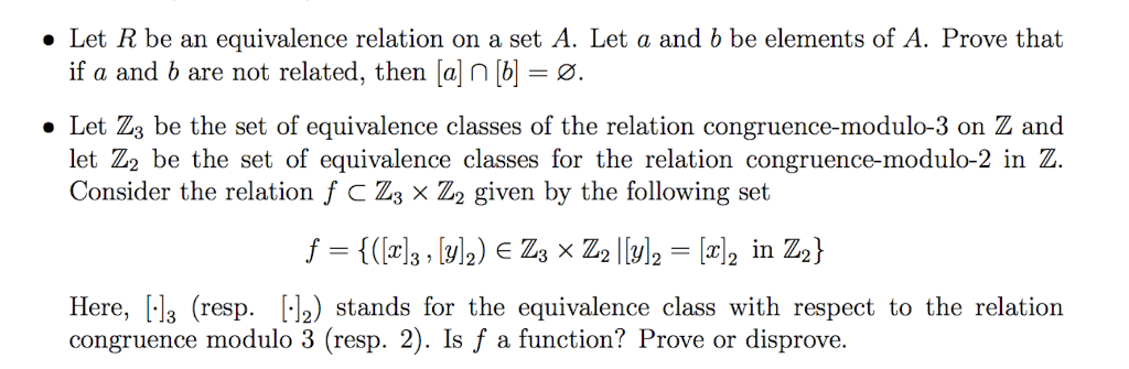 Solved » Let R Be An Equivalence Relation On A Set A. Let A | Chegg.com