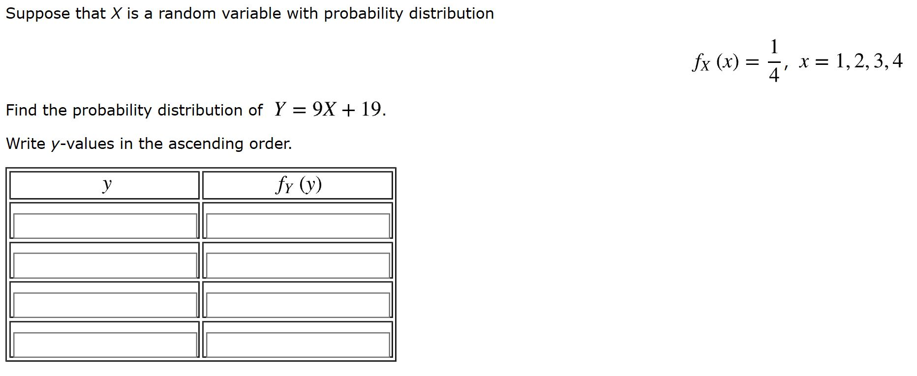 Solved Suppose that X is a random variable with probability | Chegg.com