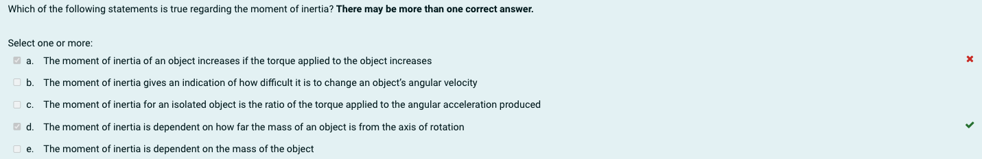 Solved As radius of rotation of an object increases, which | Chegg.com