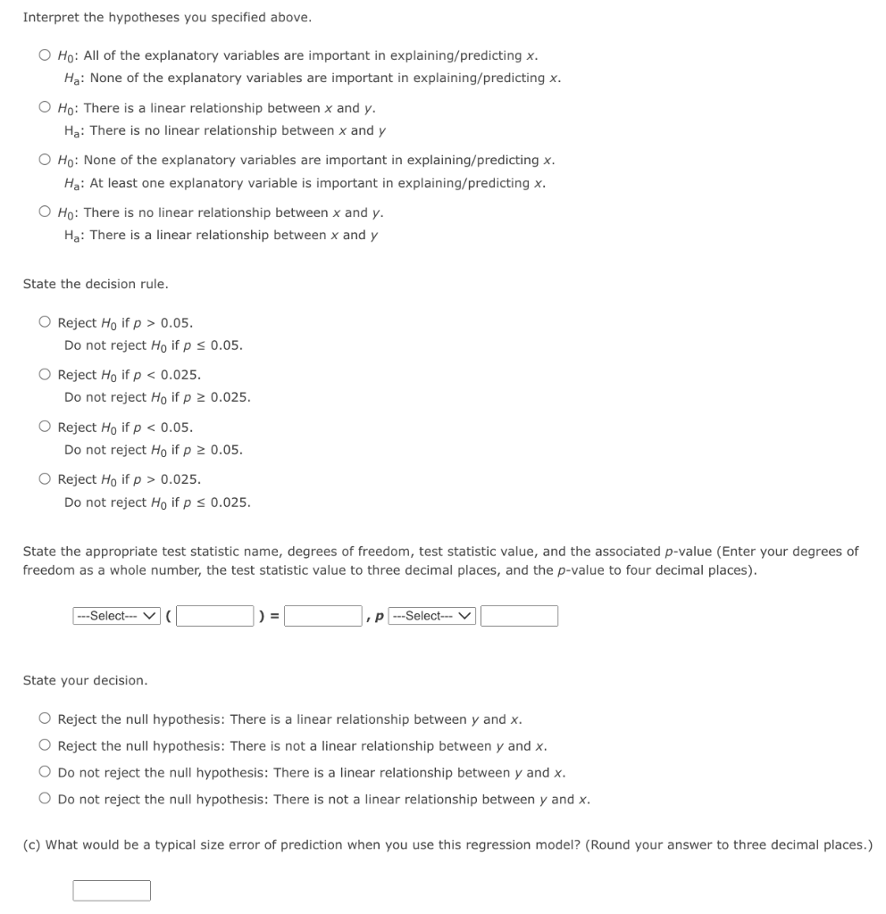 Solved Simple Linear Regression: Suppose A Simple Linear | Chegg.com