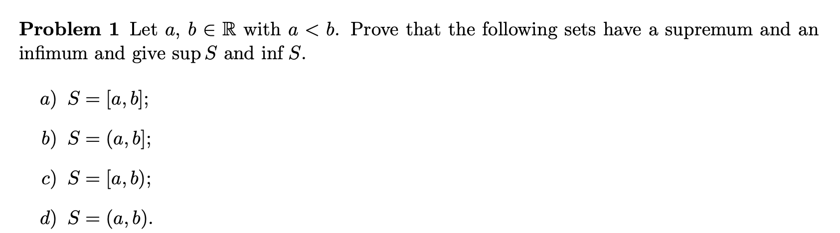 Solved Problem 1 Let A,b∈R With A | Chegg.com