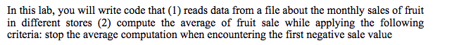 def readSalesData(filename): list1 = [1 mytext = | Chegg.com