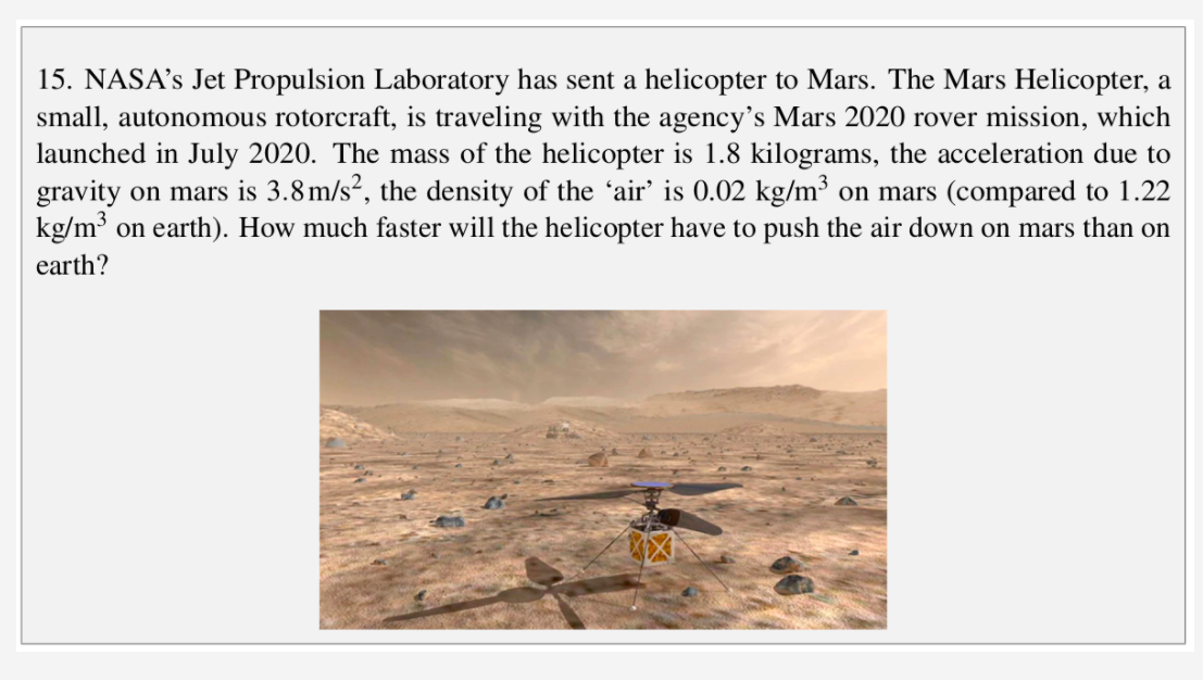 Solved 15. NASA's Jet Propulsion Laboratory Has Sent A | Chegg.com