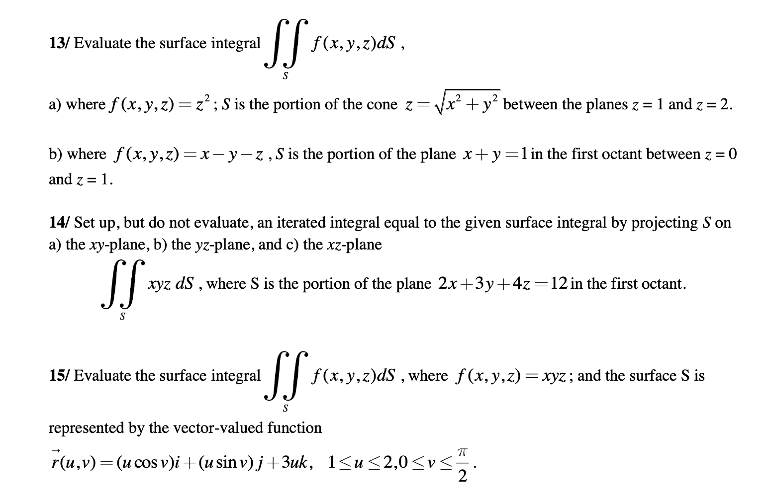 Solved 131 Evaluate The Sufic Inegra Sf Sex Y Znas 13