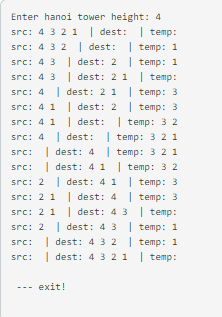 Solved C++ To implement the Hanoi Tower using the following | Chegg.com