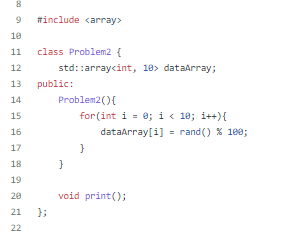 Solved Problem 2 Add a method to Problem2.cpp that squares | Chegg.com