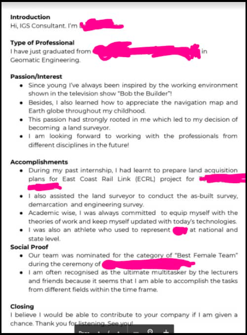 Please write a script like this format for a | Chegg.com