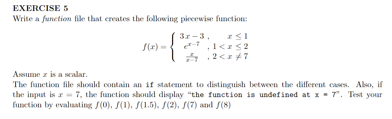 Solved EXERCISE 1 Enter the following matrices and vectors | Chegg.com