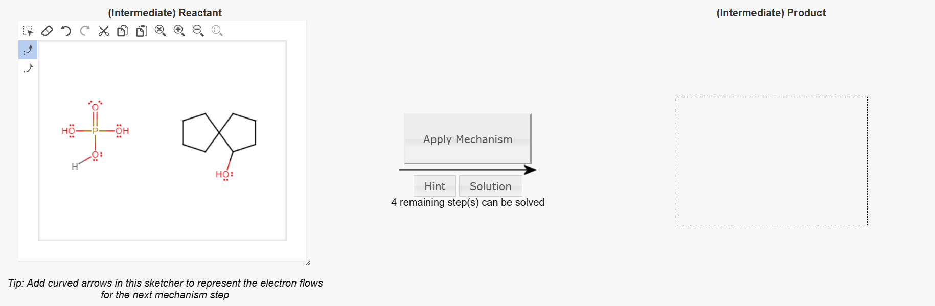 Solved (Intermediate) ﻿Reactant(Intermediate) ﻿Product4 | Chegg.com