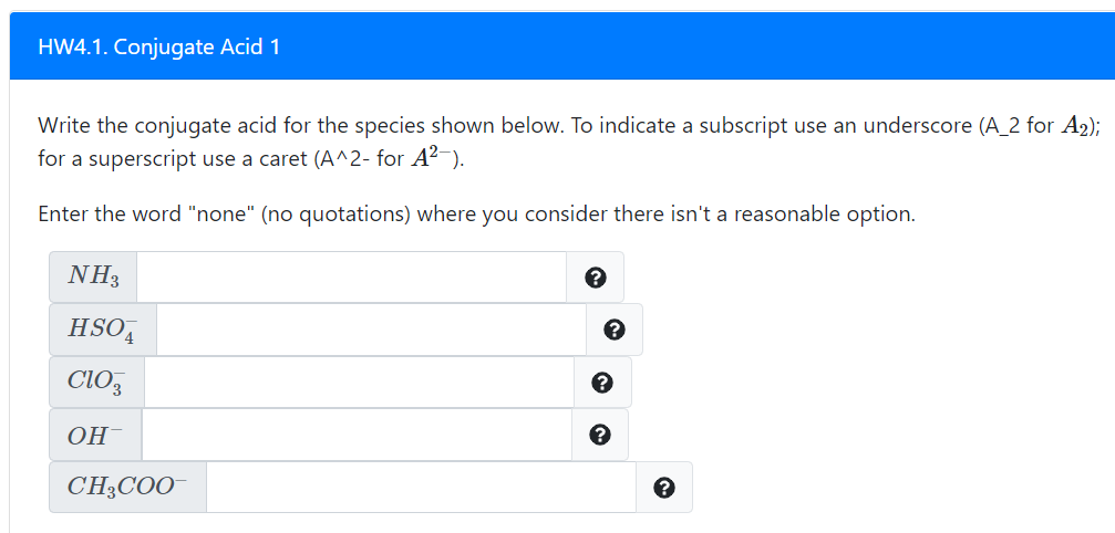 Solved Write the conjugate base for the species shown below