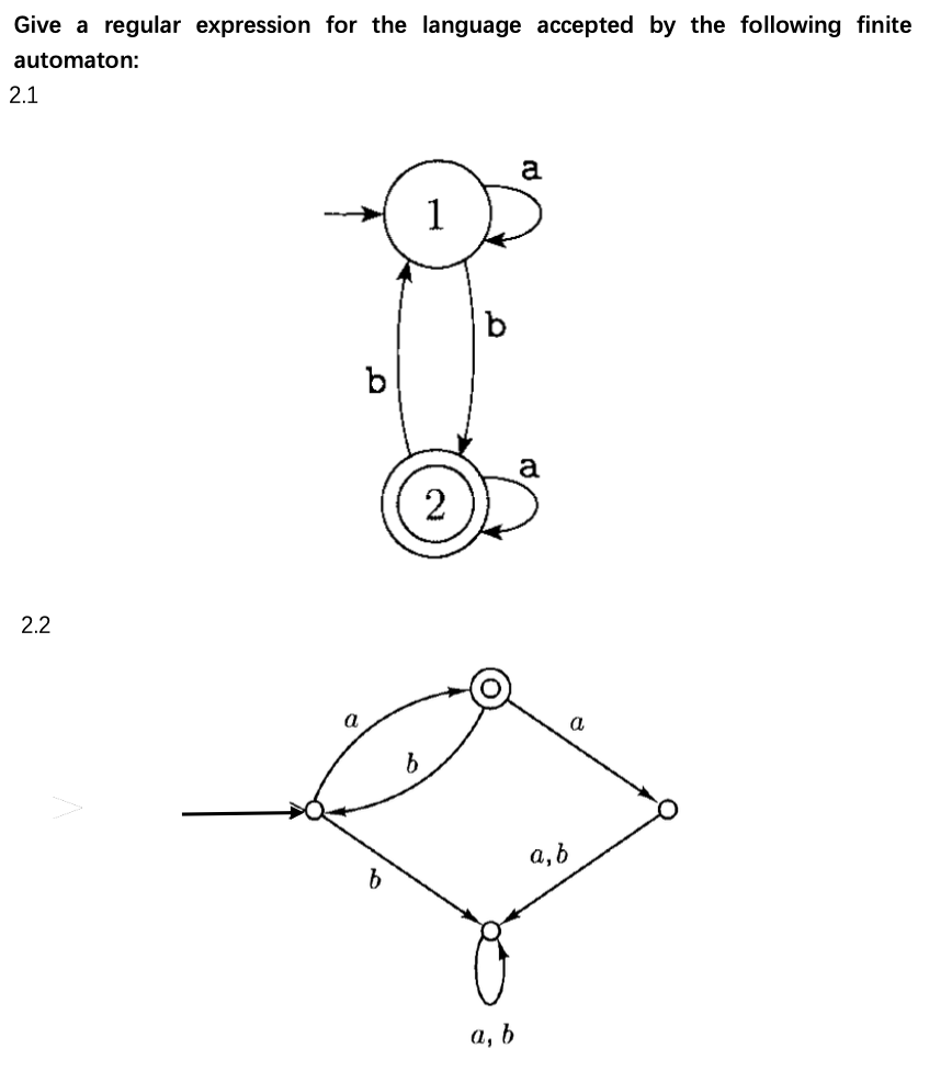 solved-give-a-regular-expression-for-the-language-accepted-chegg