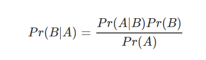 Solved In Terms Of Bayes’ Theorem, Why Pr(B|A) Is Greater | Chegg.com ...