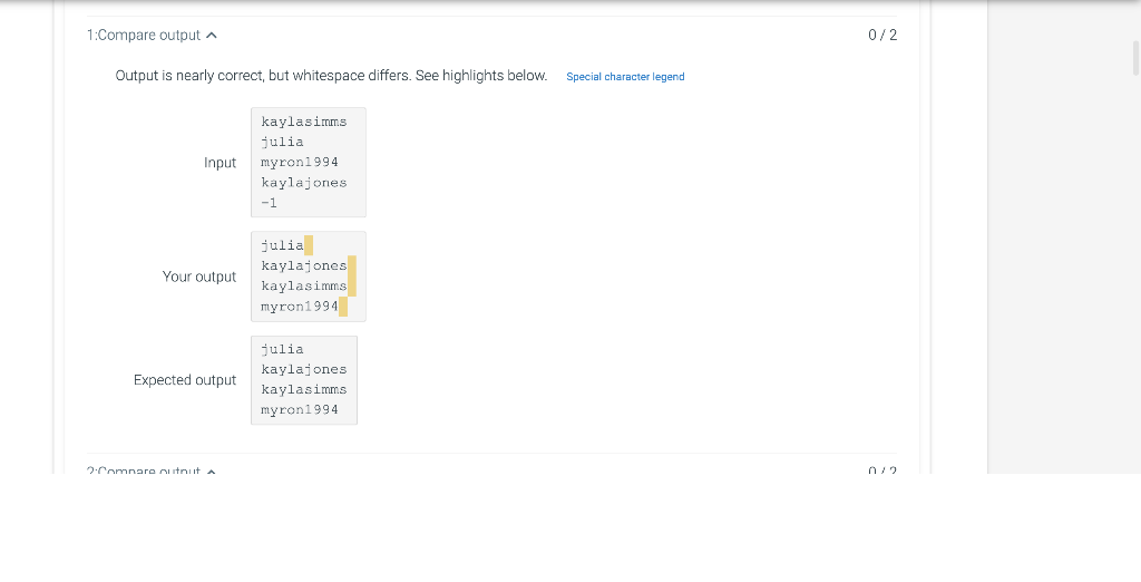 Solved 0/10 Load default template... Run your program as | Chegg.com