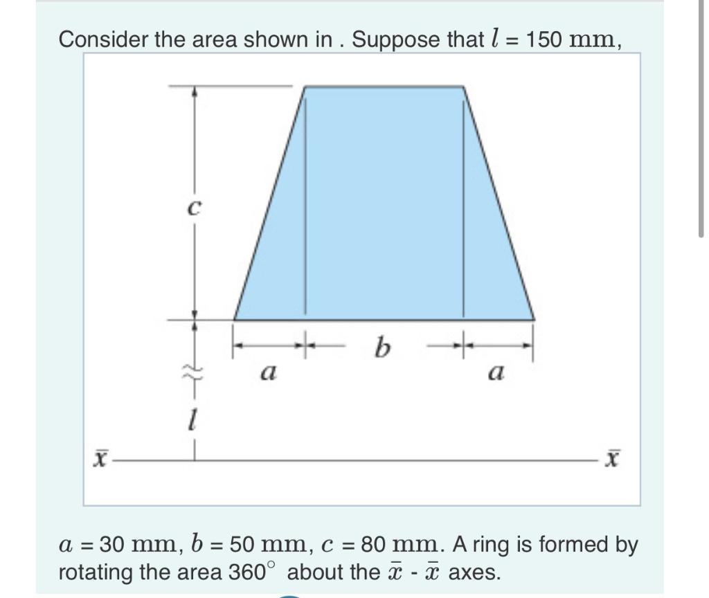 Solved Part A Determine its surface area. Express your | Chegg.com