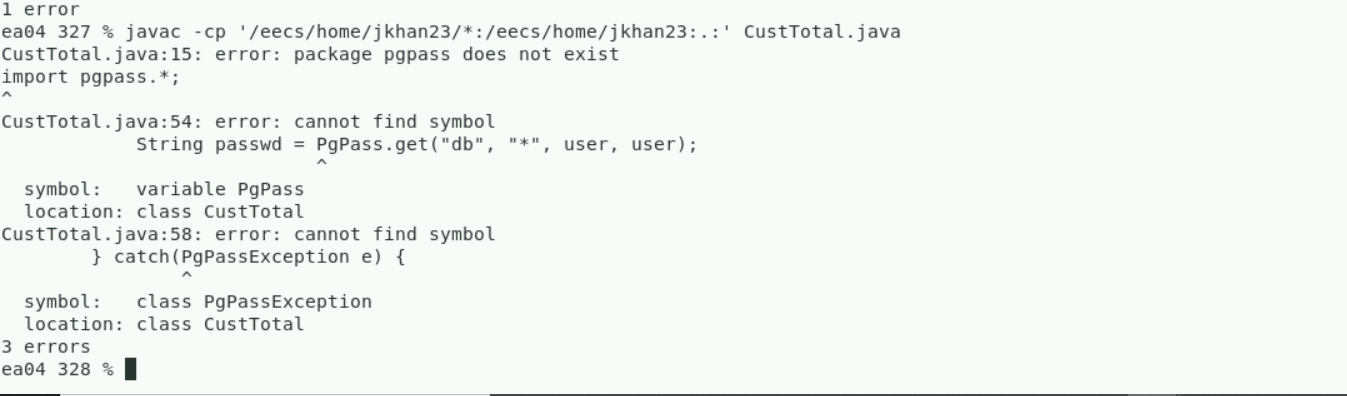 Solved I am trying to run this code, but I am getting the | Chegg.com