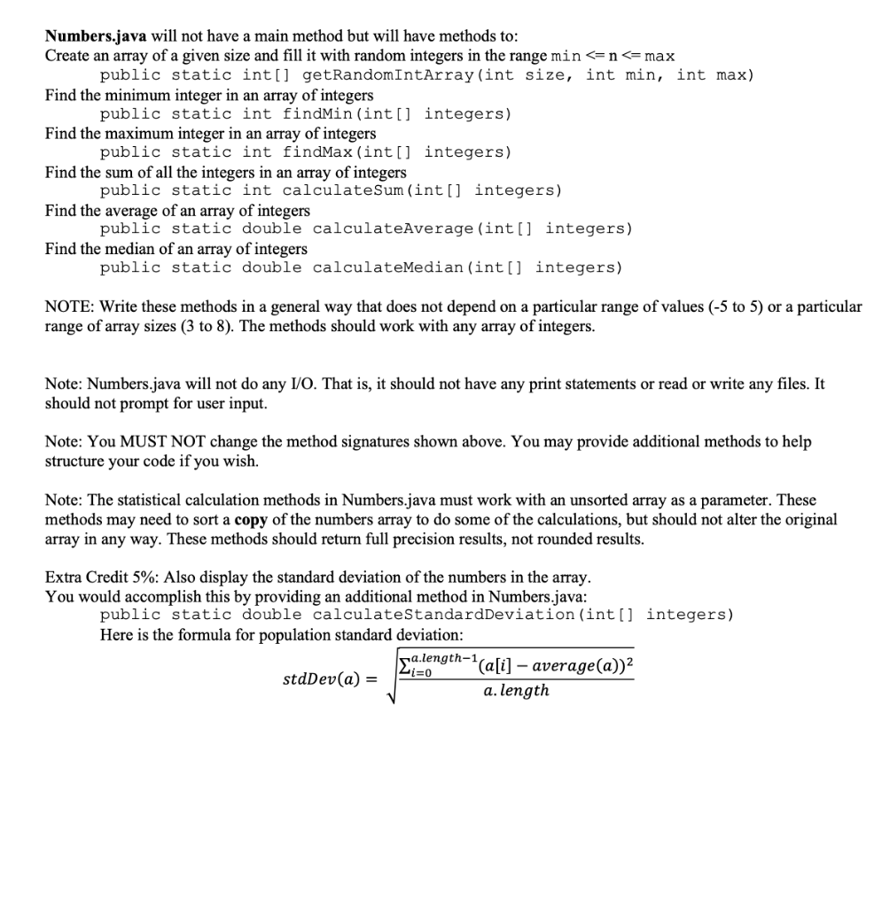 Solved Write an interactive program that displays statistics | Chegg.com