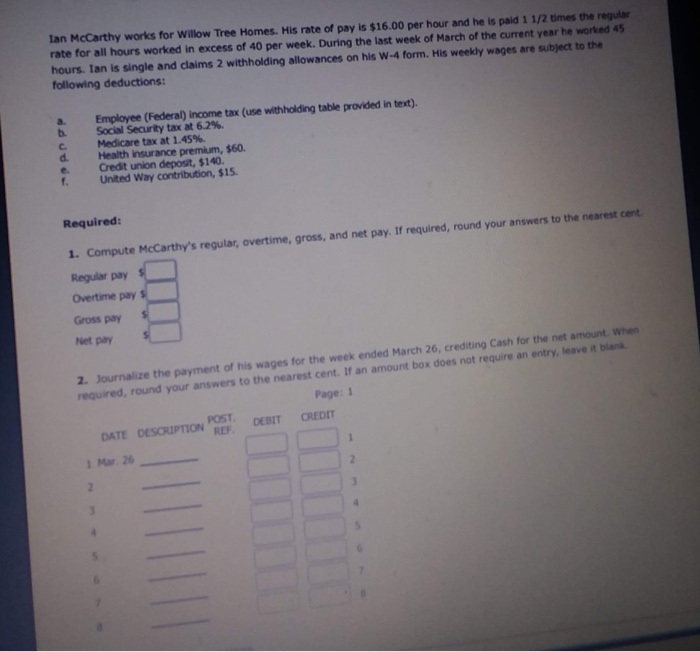 Solved Journalize the entry for Hot Rod Service using the