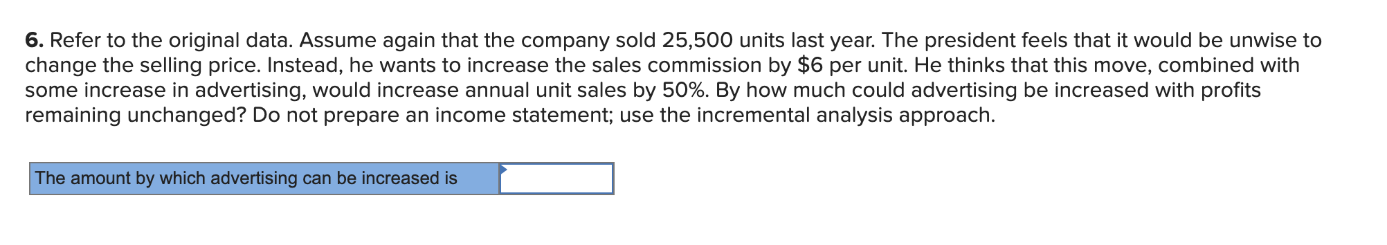 Solved 6. Refer to the original data. Assume again that the | Chegg.com