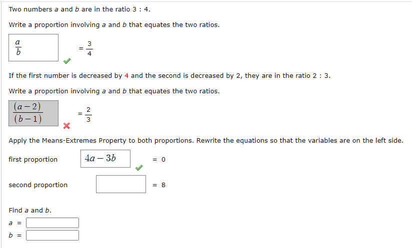 Solved Two Numbers A And B Are In The Ratio 3 : 4. Write A | Chegg.com