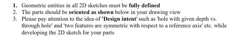Solved I need help on my parametric design homework. Please | Chegg.com