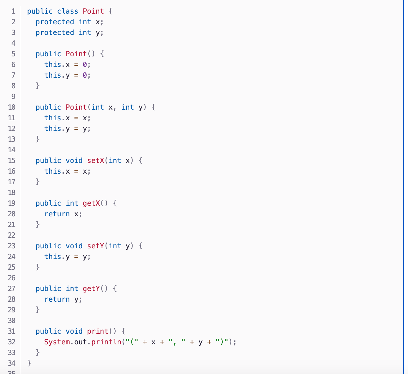 Solved Change the program bellow to GUI A point in the x-y | Chegg.com