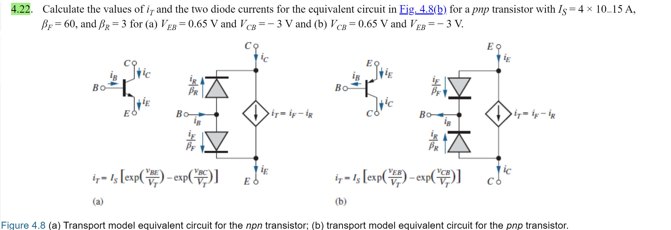 Solved 22. Calculate the values of iT and the two diode | Chegg.com