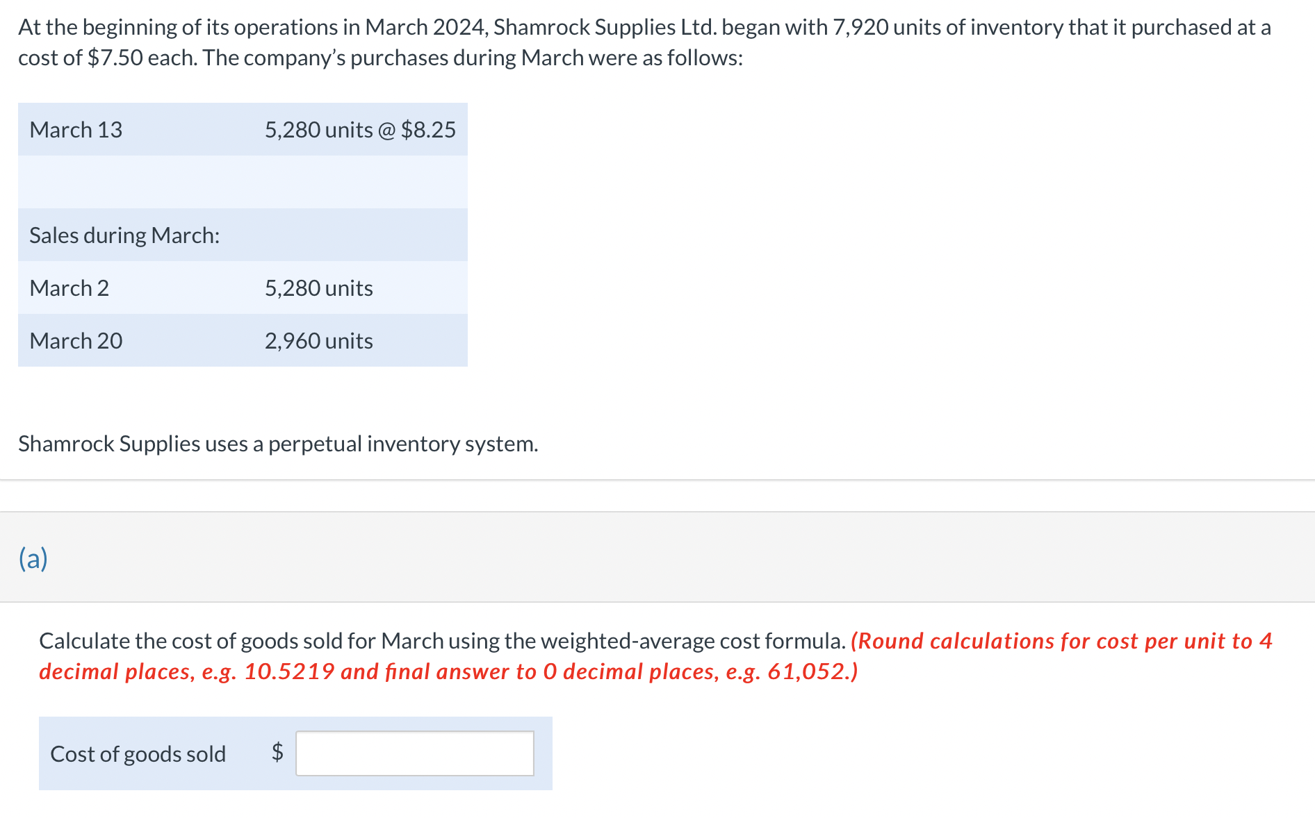 Solved At The Beginning Of Its Operations In March 2024 Chegg Com   PhplJSkCW