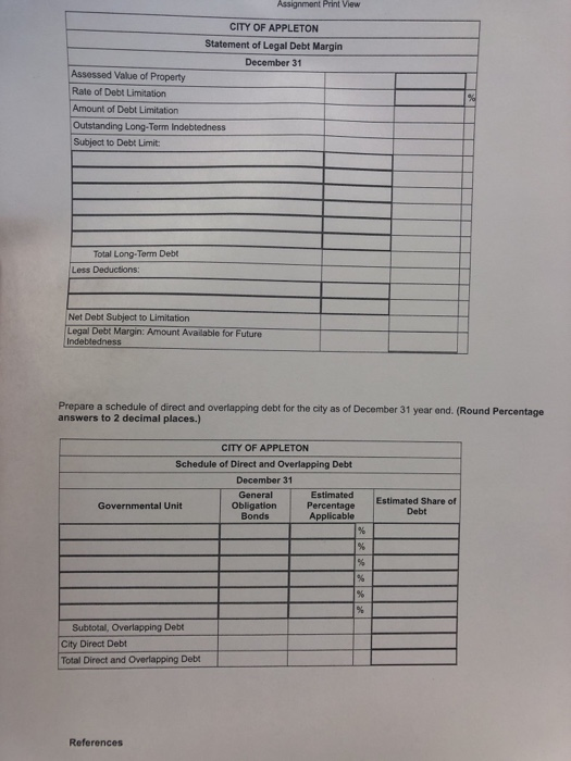 Solved In preparation for a proposed bond sale, the city