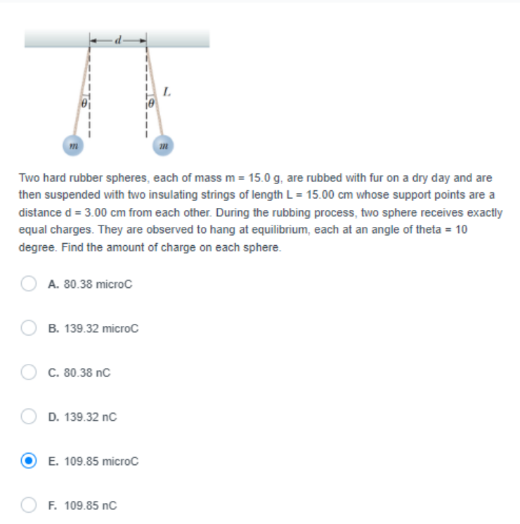 Solved Two hard rubber spheres, each of mass m=15.0 g, are