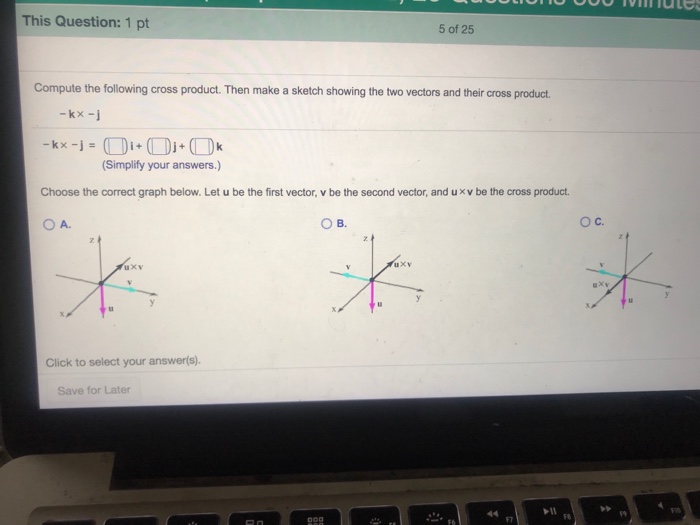 Solved This Question: 1 pt 5 of 25 Compute the following | Chegg.com