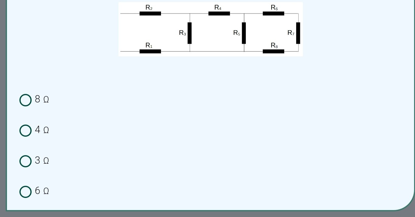 Solved For the mixed circuit shown in the figure R1 = 1Ω, R2