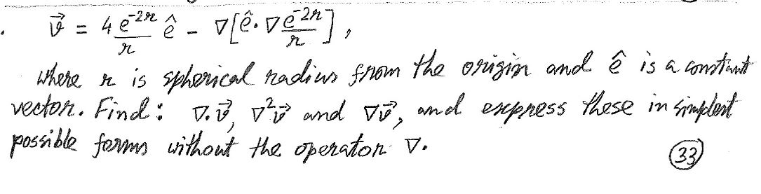 į 4e2n E Vle De2 Where R Is Spherical Ra Chegg Com