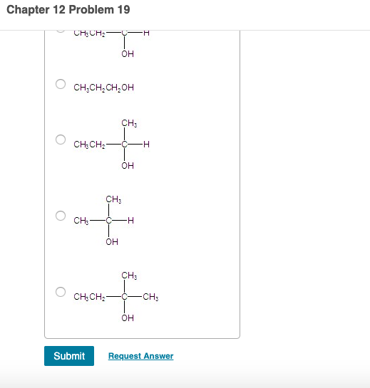 Solved Chapter 12 Problem 19 Identify the product for the | Chegg.com